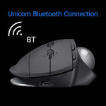 فأرة بصرية لاسلكية بتقنية Bluetooth + Unifying ثنائية الوضع بدقة 440DPI من Logitech MX ERGO S، MX ERGO S