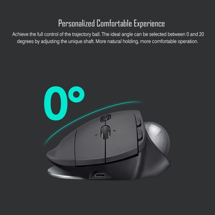 فأرة بصرية لاسلكية بتقنية Bluetooth + Unifying ثنائية الوضع بدقة 440DPI من Logitech MX ERGO S، MX ERGO S