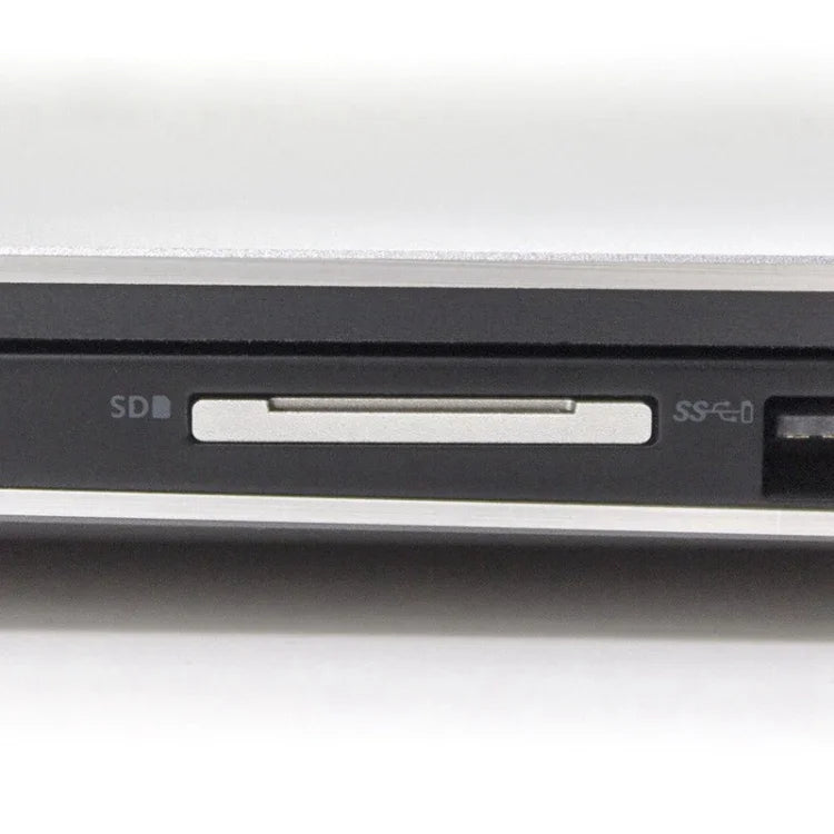 حافظة بطاقة SD من BASEQI مصنوعة من سبائك الألمنيوم مخفية وعالية السرعة لجهاز لابتوب Dell XPS مقاس 13.3 بوصة، لجهاز Dell XPS 13.3 بوصة