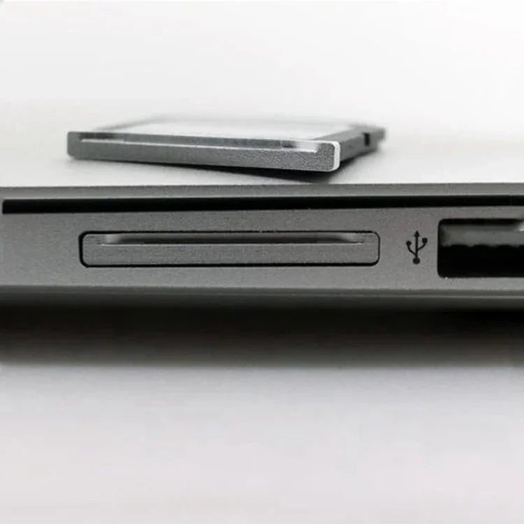 حافظة بطاقة SD من BASEQI مصنوعة من سبائك الألمنيوم مخفية لجهاز لابتوب Lenovo Ideapad 320S، لجهاز Lenovo Ideapad 320S