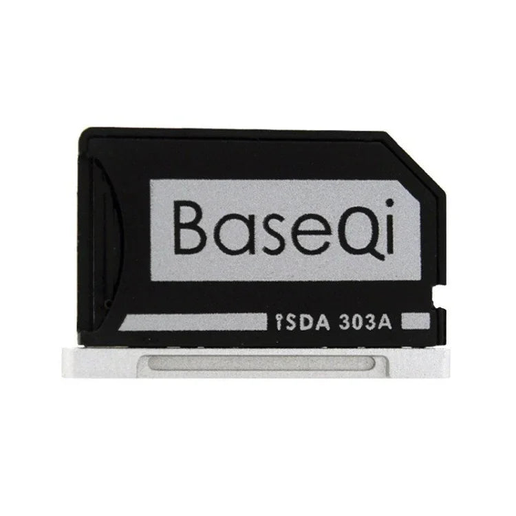 حافظة بطاقة SD من BASEQI 303ASV مصنوعة من سبائك الألمنيوم مخفية لأجهزة لابتوب Macbook Pro Retina مقاس 13.3 بوصة، لأجهزة Macbook Pro Retina 13.3 بوصة