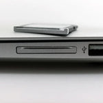 حافظة بطاقة SD من BASEQI 303ASV مصنوعة من سبائك الألمنيوم مخفية لأجهزة لابتوب Macbook Pro Retina مقاس 13.3 بوصة، لأجهزة Macbook Pro Retina 13.3 بوصة