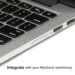 حافظة بطاقة SD من BASEQI 303ASV مصنوعة من سبائك الألمنيوم مخفية لأجهزة لابتوب Macbook Pro Retina مقاس 13.3 بوصة، لأجهزة Macbook Pro Retina 13.3 بوصة