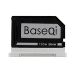 حافظة بطاقة SD من BASEQI 504ASV مصنوعة من سبائك الألمنيوم مخفية لأجهزة لابتوب Macbook Pro Retina مقاس 15 بوصة (نهاية 2013 - منتصف 2015)، لأجهزة Macbook Pro Retina 15