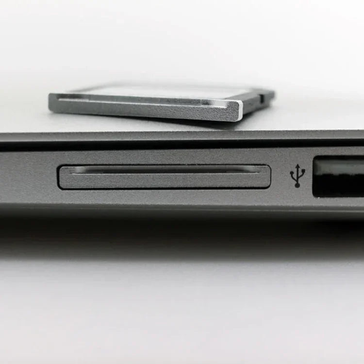 حافظة بطاقة SD من BASEQI 504ASV مصنوعة من سبائك الألمنيوم مخفية لأجهزة لابتوب Macbook Pro Retina مقاس 15 بوصة (نهاية 2013 - منتصف 2015)، لأجهزة Macbook Pro Retina 15