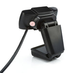 كاميرا ويب A870C3 بدقة 480P مع قابس USB وكاميرا كمبيوتر مع ميكروفون يمتص الصوت و3 مصابيح LED، طول الكابل: 1.4 متر، A870C3 (برتقالي)