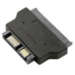محول SATA أنثى 22 دبوس إلى SLIMLINE SATA ذكر 13 دبوس، SATA أنثى 22 دبوس إلى SATA ذكر 13 دبوس
