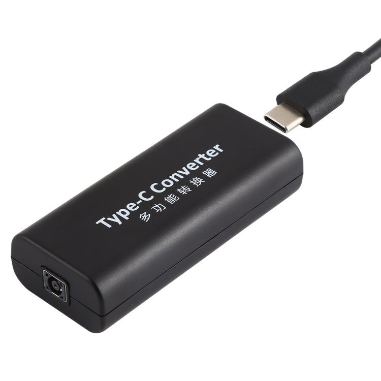 محول موصل طاقة أنثى DC 4.5 × 3.0 مم إلى USB-C / Type C أنثى مع كابل USB-C / Type C بطول 15 سم، 4.5x3.0 مم