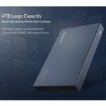غلاف محرك أقراص SSD ميكانيكي ORICO DD25 C3 بحجم 2.5 بوصة Type-C إلى Type-C و USB، السعة المدعومة: 6 تيرابايت