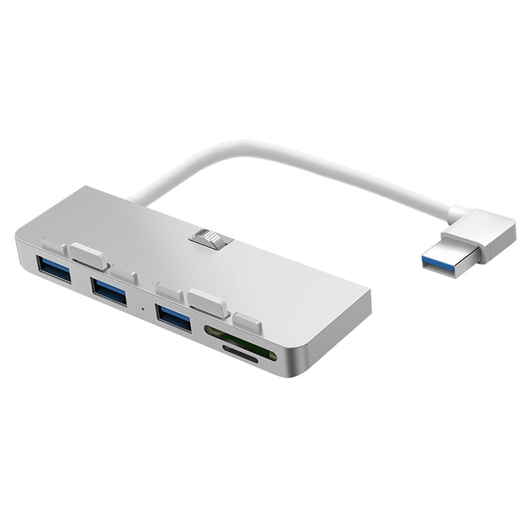 قاعدة توسعة HUB متعددة الوظائف Rocketek لجهاز iMac مع 3 منافذ USB3.0 + قارئ بطاقات SD / TF، USB3.0 × 3 + SD / TF