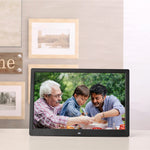 إطار صور رقمي بحجم 14 بوصة جهاز عرض صور إلكتروني دعم جانب ضيق جداً 1080P جهاز إعلان مثبت على الحائط