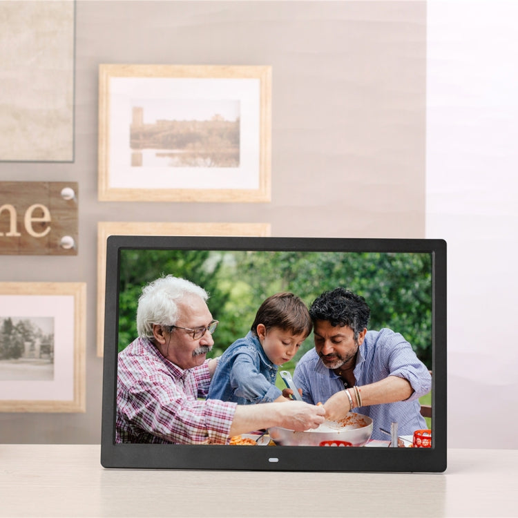 إطار صور رقمي بحجم 14 بوصة جهاز عرض صور إلكتروني دعم جانب ضيق جداً 1080P جهاز إعلان مثبت على الحائط