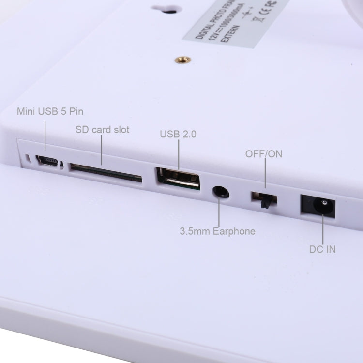 إطار صور رقمي بشاشة LED مقاس 13.0 بوصة مع حامل / تحكم عن بعد، Allwinner، يدعم إدخال USB / بطاقة SD / OTG، 13.0 بوصة