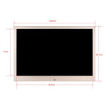 إطار صور رقمي بشاشة LED عالية الدقة 1280x800 مقاس 13.3 بوصة HSD1303 مع حامل وتحكم عن بعد، يدعم بطاقة SD / MMC / MS / منفذ USB، قابس UK (ذهبي)، HSD1303 13.3 بوصة