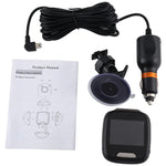 مسجل كاميرا DVR سيارة صغير بشاشة LCD بحجم 2.0 بوصة، دقة HD 1080P، زاوية عرض واسعة 170 درجة، يدعم كشف الحركة / رؤية ليلية بالأشعة تحت الحمراء / بطاقة TF / ميكروفون، 2.0 بوصة