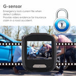 مسجل كاميرا DVR سيارة صغير بشاشة LCD بحجم 2.0 بوصة، دقة HD 1080P، زاوية عرض واسعة 170 درجة، يدعم كشف الحركة / رؤية ليلية بالأشعة تحت الحمراء / بطاقة TF / ميكروفون، 2.0 بوصة