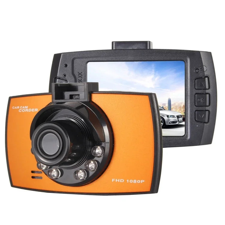 مسجل DVR سيارة Generalplus بشاشة LCD بحجم 2.4 بوصة ودقة 720P VGA، يدعم التسجيل المتكرر / كشف الحركة / وظيفة الرؤية الليلية، 2.4 بوصة