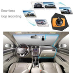 مسجل DVR سيارة Generalplus بشاشة LCD بحجم 2.4 بوصة ودقة 720P VGA، يدعم التسجيل المتكرر / كشف الحركة / وظيفة الرؤية الليلية، 2.4 بوصة