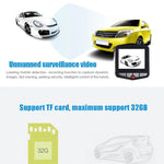 كاميرا فيديو سيارة VGA 480P مسجل صوت رقمي بشاشة LCD بحجم 2.4 بوصة، يدعم بطاقة Micro TF بسعة 32 جيجابايت ووظيفة الرؤية الليلية بالأشعة تحت الحمراء (أسود + أزرق)، شاشة LCD 2.4 بوصة