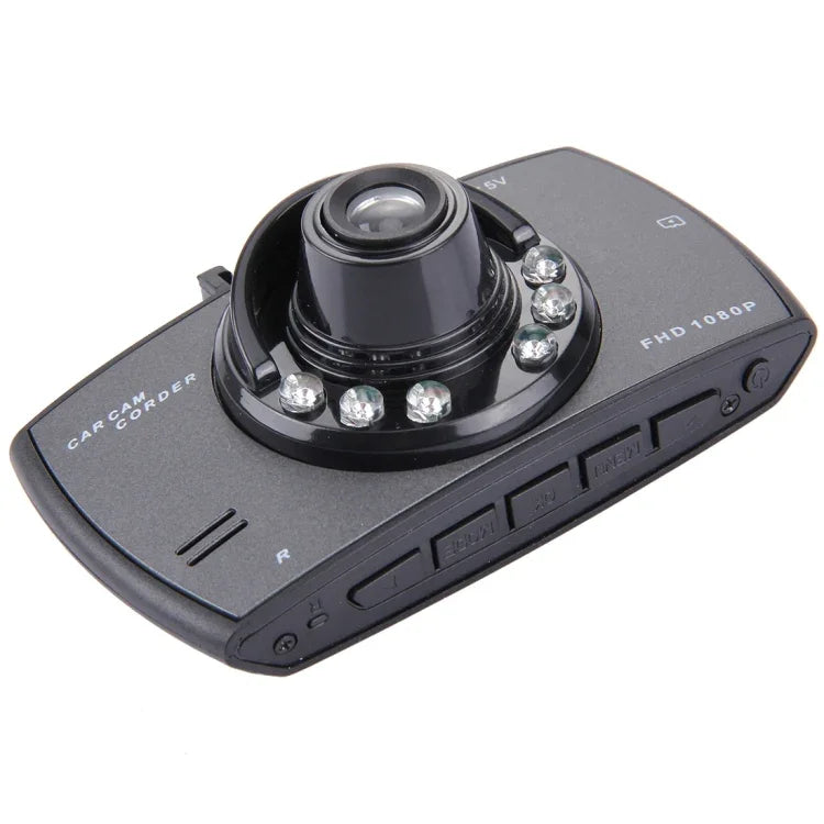 كاميرا DVR سيارة بشاشة LCD بحجم 2.7 بوصة، دقة 480P، كاميرا 1.3 ميجابكسل، زاوية عرض 120 درجة، يدعم الرؤية الليلية / كشف الحركة / بطاقة TF / حساس G، 2.7 بوصة