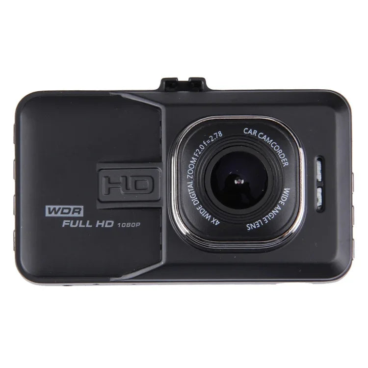 كاميرا DVR سيارة بشاشة LCD بحجم 3.0 بوصة، دقة HD 720P، كاميرا 3.0 ميجابكسل، زاوية عرض 170 درجة، يدعم الرؤية الليلية / كشف الحركة / بطاقة TF / HDMI / حساس G، 3.0 بوصة