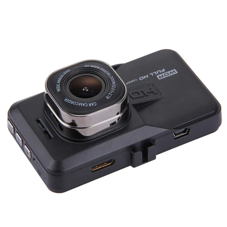 كاميرا DVR سيارة بشاشة LCD بحجم 3.0 بوصة، دقة HD 720P، كاميرا 3.0 ميجابكسل، زاوية عرض 170 درجة، يدعم الرؤية الليلية / كشف الحركة / بطاقة TF / HDMI / حساس G، 3.0 بوصة