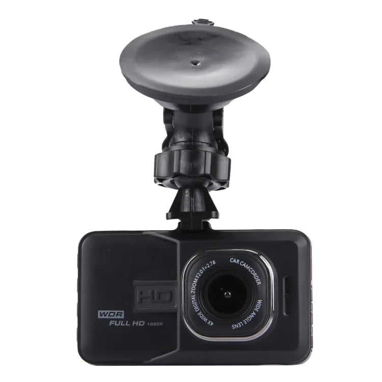 كاميرا DVR سيارة بشاشة LCD بحجم 3.0 بوصة، دقة HD 720P، كاميرا 3.0 ميجابكسل، زاوية عرض 170 درجة، يدعم الرؤية الليلية / كشف الحركة / بطاقة TF / HDMI / حساس G، 3.0 بوصة