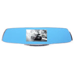 مسجل سيارة G835 بشاشة عرض 4.3 بوصة بدقة HD 1080P ومرآة الرؤية الخلفية، Generalplus 2248، كاميرتان بزوايا عرض 170 درجة، يدعم التسجيل HDR / وظيفة كشف الحركة، G835