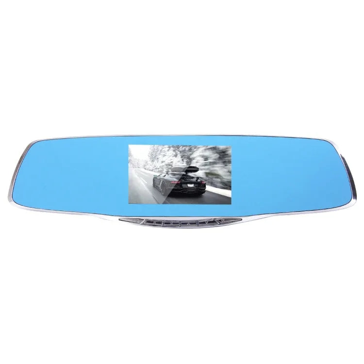 مسجل سيارة G835 بشاشة عرض 4.3 بوصة بدقة HD 1080P ومرآة الرؤية الخلفية، Generalplus 2248، كاميرتان بزوايا عرض 170 درجة، يدعم التسجيل HDR / وظيفة كشف الحركة، G835