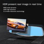 مسجل سيارة G835 بشاشة عرض 4.3 بوصة بدقة HD 1080P ومرآة الرؤية الخلفية، Generalplus 2248، كاميرتان بزوايا عرض 170 درجة، يدعم التسجيل HDR / وظيفة كشف الحركة، G835