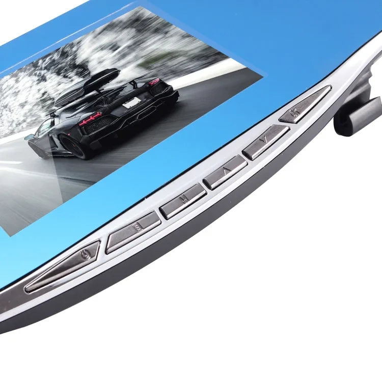 مسجل سيارة G835 بشاشة عرض 4.3 بوصة بدقة HD 1080P ومرآة الرؤية الخلفية، Generalplus 2248، كاميرتان بزوايا عرض 170 درجة، يدعم التسجيل HDR / وظيفة كشف الحركة، G835
