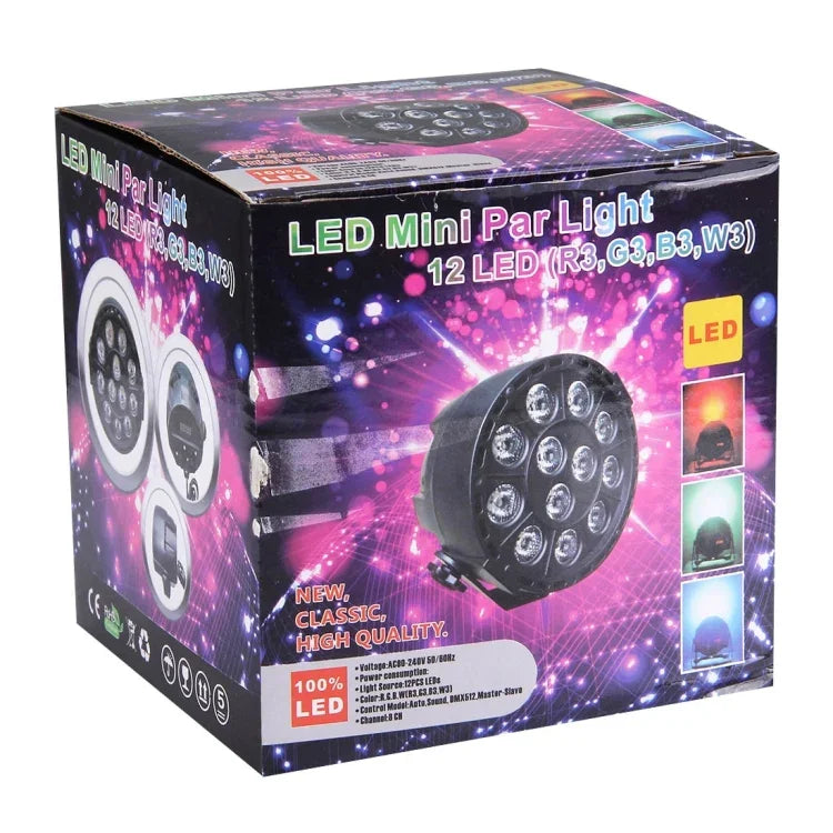 مع شاشة LED، أوضاع رئيس / تابع / DMX512 / تشغيل تلقائي، قابس أمريكي، قابس أمريكي