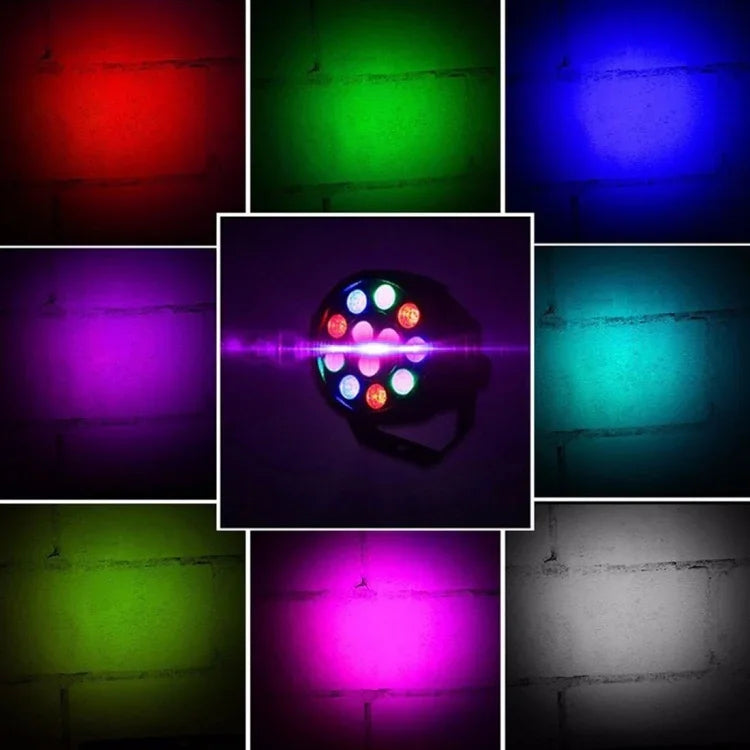 مع شاشة LED، أوضاع رئيس / تابع / DMX512 / تشغيل تلقائي، قابس أمريكي، قابس أمريكي