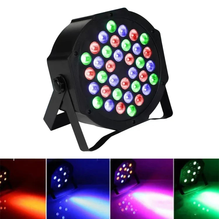 مع شاشة LED، أوضاع تشغيل تلقائي / تابع / DMX512 / تحكم صوتي