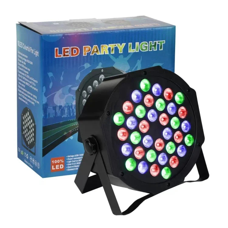 مع شاشة LED، أوضاع تشغيل تلقائي / تابع / DMX512 / تحكم صوتي