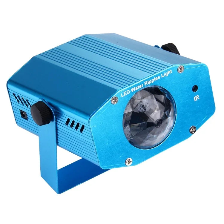 جهاز عرض موجة ماء صغير RGB 3 واط × 3 مع تحكم عن بعد، قابس أوروبي، قابس أوروبي