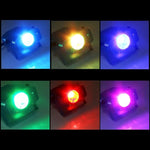 جهاز عرض موجة ماء صغير RGB 3 واط × 3 مع تحكم عن بعد، قابس أوروبي، قابس أوروبي