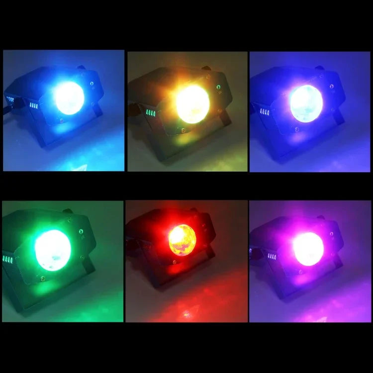 جهاز عرض موجة ماء صغير RGB 3 واط × 3 مع تحكم عن بعد، قابس أوروبي، قابس أوروبي