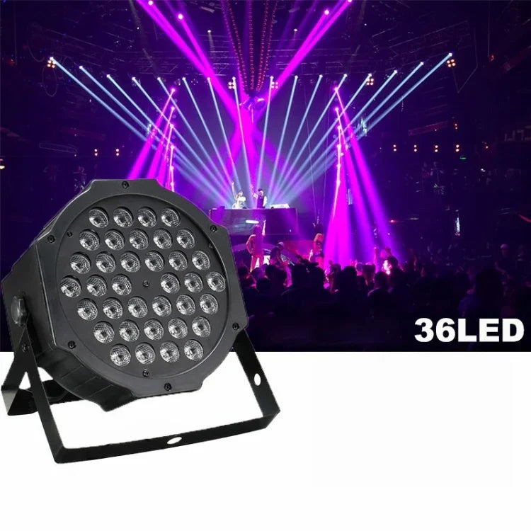 ضوء LED PAR بنفسجي 36W 36 LED UV، تيار متردد 100-240 فولت، ضوء بنفسجي