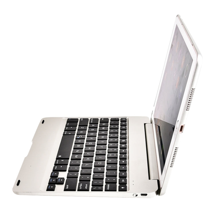 حافظة تابلت ABS فائقة النحافة قابلة للطي أفقيًا + لوحة مفاتيح بلوتوث لجهاز iPad 9.7 (2017/2018) و iPad Air و Air 2 و iPad Pro 9.7 و iPad جديد 9.7 بوصة (2017)