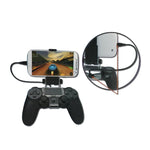 حامل مشبك DOBE TP4-016 لهاتف ذكي OTG لوحدة تحكم ألعاب سوني PS4، مناسب للهواتف حتى 6 إنش، TP4-016