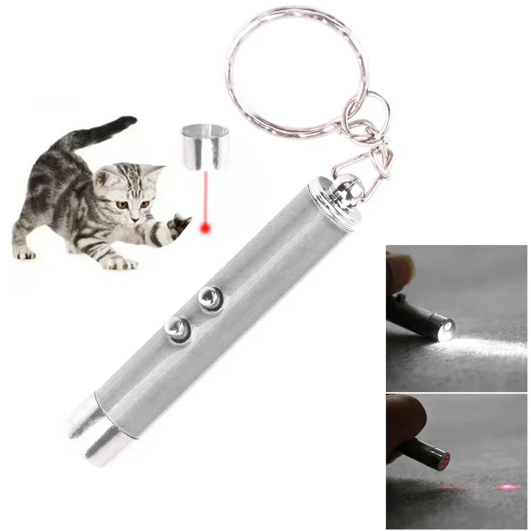 قلم ليزر قطط مضحك بنقطة حمراء LED