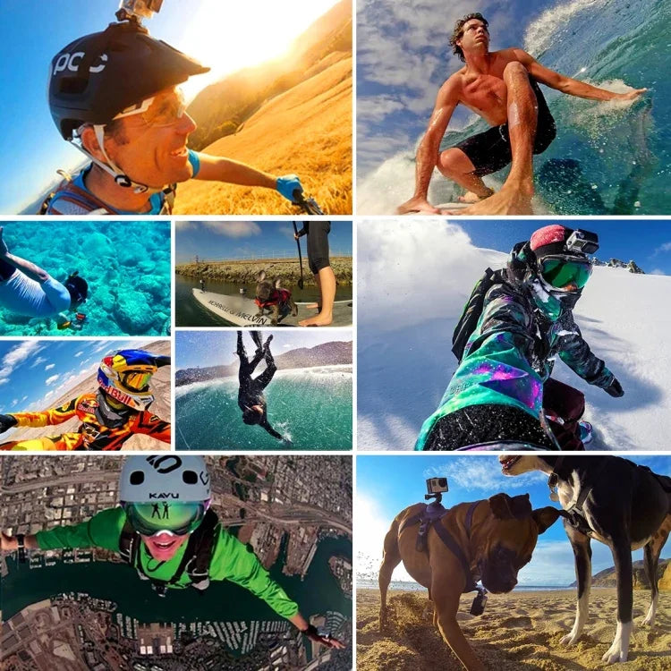 حقيبة حمل مقاومة للماء للسفر PULUZ لإكسسوارات كاميرات جو برو، إنستا360، DJI وغيرها من كاميرات الحركة، الحجم الكبير: 32 سم × 22 سم × 7 سم، لجوبرو، الحجم الكبير: 32 سم × 22 سم × 7 سم