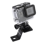 PULUZ حامل تثبيت دراجة نارية من سبائك الألمنيوم مع محول حامل ثلاثي القوائم ومسمار لكاميرات GoPro، Insta360، DJI وغيرها من كاميرات الأكشن، حامل تثبيت 2 (أسود)، حامل تثبيت 2 (فضي)، حامل تثبيت 2 (أحمر)، حامل تثبيت 2 (أزرق)، حامل تثبيت 2 (ذهبي)