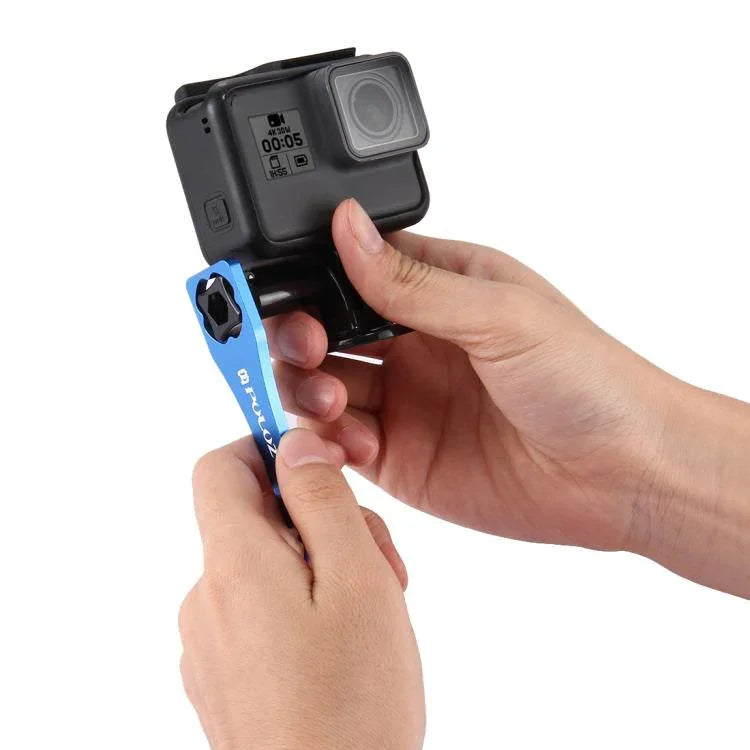 مفتاح ربط غطاء برغي من سبائك الألمنيوم CNC من PULUZ لكاميرات GoPro Hero11 Black / HERO10 Black / HERO9 Black / HERO8 Black / HERO7 /6 /5 /5 Session /4 Session /4 /3+ /3 /2 /1، Xiaoyi وكاميرات الحركة الأخرى، مفتاح ربط (مادة الألمنيوم) أزرق