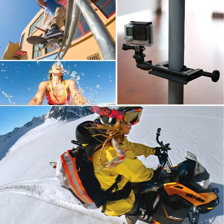 محول تثبيت حامل ثلاثي القوائم بفتحة برغي 1/4 بوصة CNC من PULUZ لكاميرات GoPro، Insta360، DJI وكاميرات الحركة الأخرى، فتحة برغي 1/4 بوصة (أسود)، فتحة برغي 1/4 بوصة (ذهبي)، فتحة برغي 1/4 بوصة (أزرق)، فتحة برغي 1/4 بوصة (أحمر)