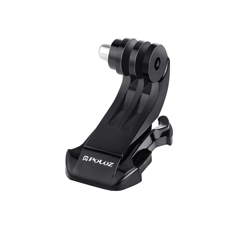 حامل خطاف J عمودي أسود من PULUZ للكاميرات الرياضية PULUZ، مشبك فك مرن للفك لكاميرات GoPro، Insta360، DJI وغيرها من الكاميرات الرياضية، حامل خطاف J