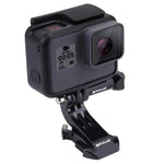 حامل خطاف J عمودي أسود من PULUZ للكاميرات الرياضية PULUZ، مشبك فك مرن للفك لكاميرات GoPro، Insta360، DJI وغيرها من الكاميرات الرياضية، حامل خطاف J
