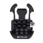 مشبك فك سريع أفقي من PULUZ للكاميرات الرياضية PULUZ، مشبك فك مرن للفك لكاميرات GoPro، Insta360، DJI وغيرها من الكاميرات الرياضية، مشبك فك سريع