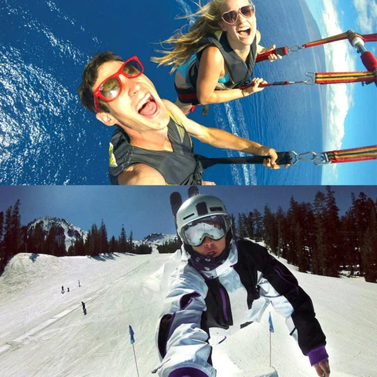 عمود أحادي قابل للتمديد محمول باليد من PULUZ لكاميرات GoPro، Insta360، DJI وغيرها من الكاميرات الرياضية، الطول: 19-49 سم، الطول: 19-49 سم
